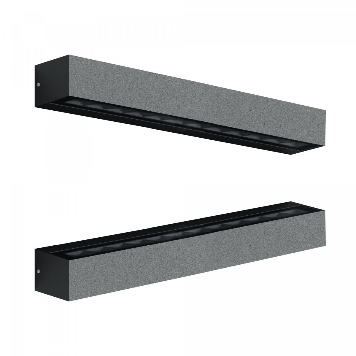 Muurspot score, LED gevelverlichting, up- downlighter, zwart