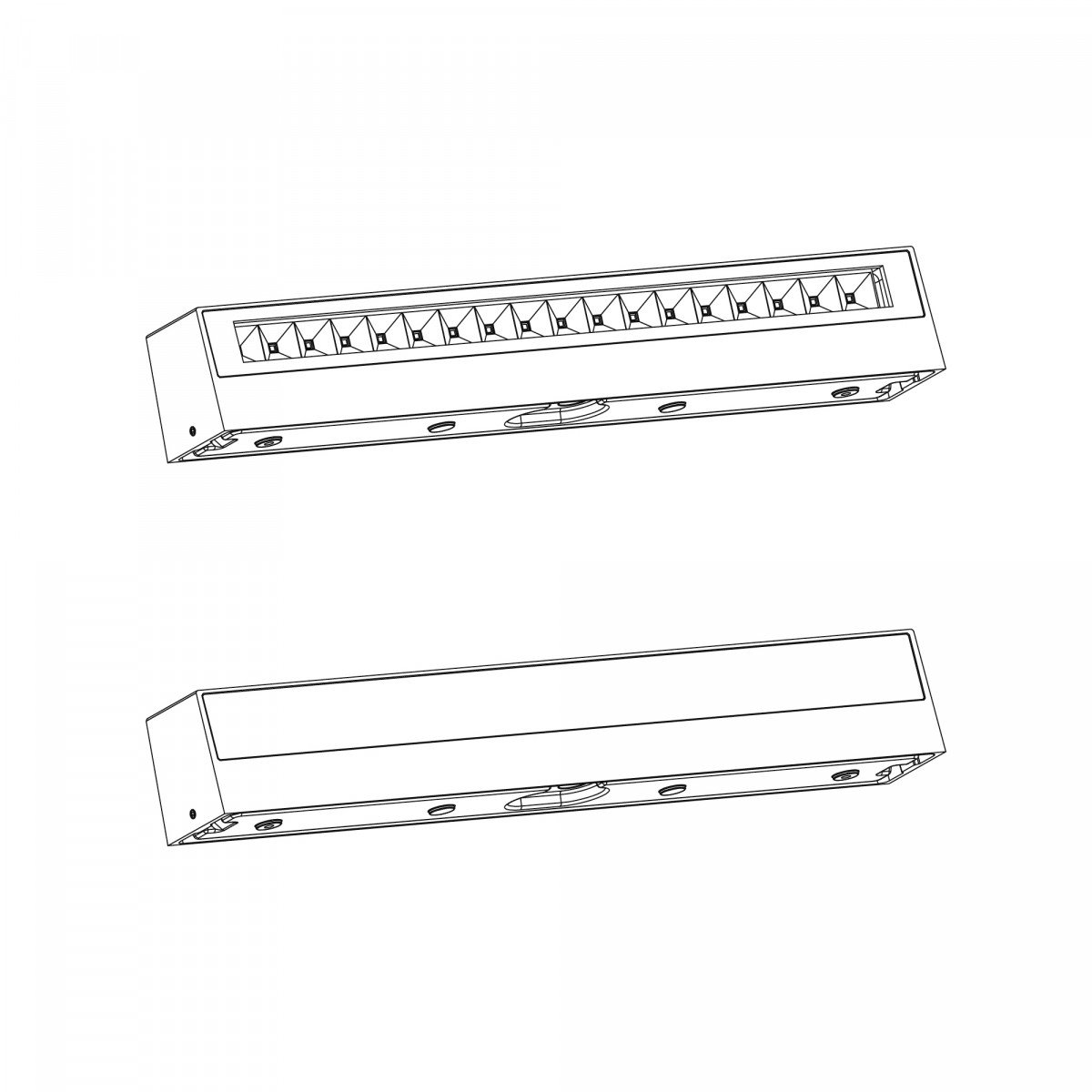 Muurspot score, LED gevelverlichting, downlighter, zwart