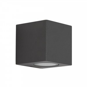 Downlighter Levi in RVS uitvoering met antraciet coating