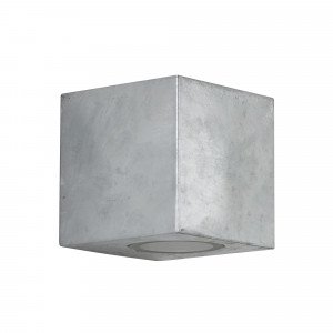 Levi wandlamp verzinkt staal, downlighter voor buiten met GU10 fitting en zilvergrijze, gegalvaniseerde afwerking. Levi wandlamp verzinkt staal, downlighter voor buiten met GU10 fitting en zilvergrijze, gegalvaniseerde afwerking.