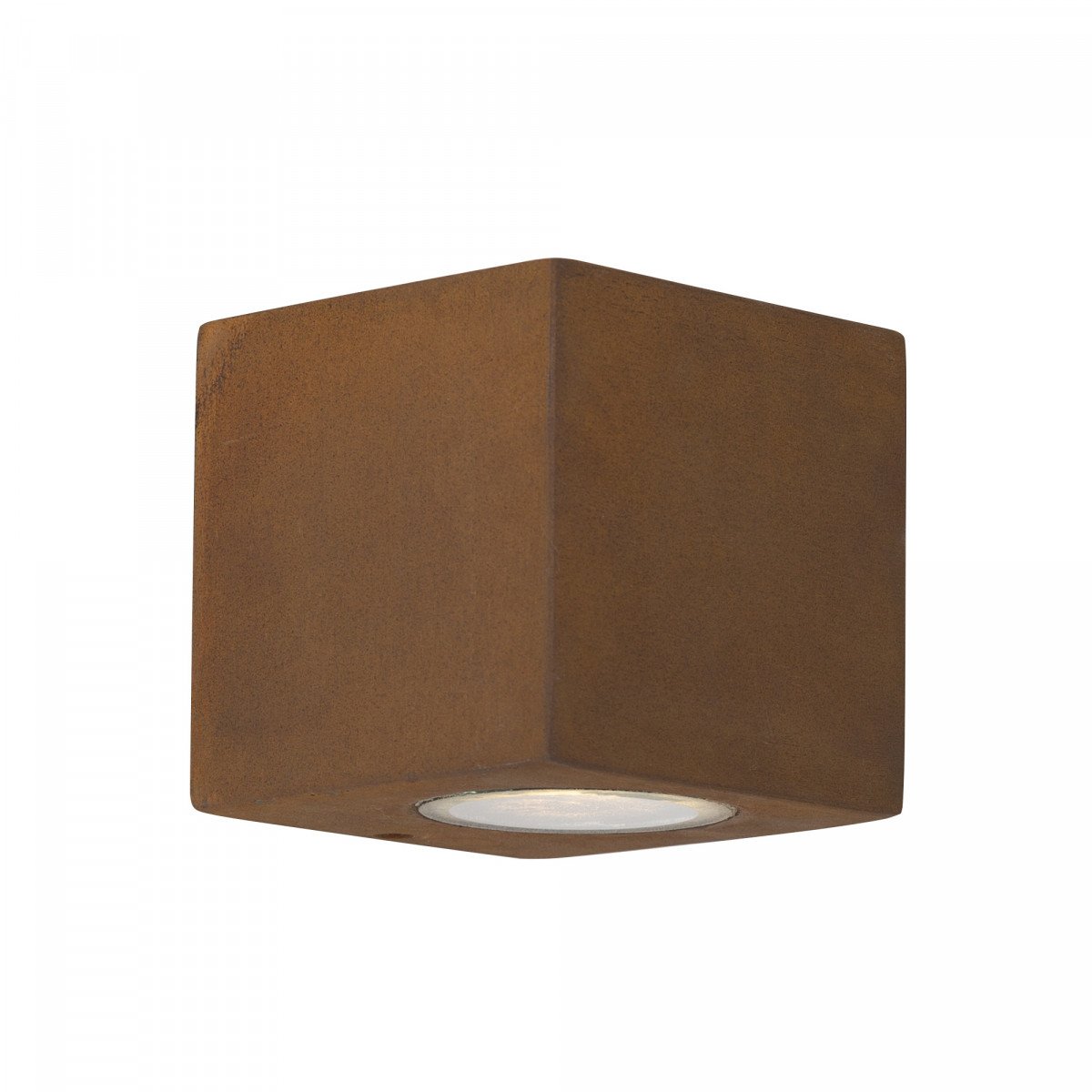 KS Verlichting Levi Down corten staal downlighter buitenlamp met roestbruine kleur