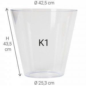 Kunststof glas K1 glasbeker Kunststof glas K1 glasbeker