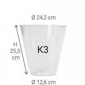 Kunststof glas K3 glasbeker Kunststof glas K3 glasbeker