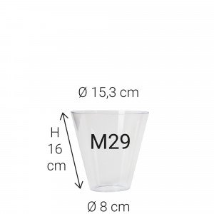 Kunststof glas M29 glasbeker Kunststof glas M29 glasbeker