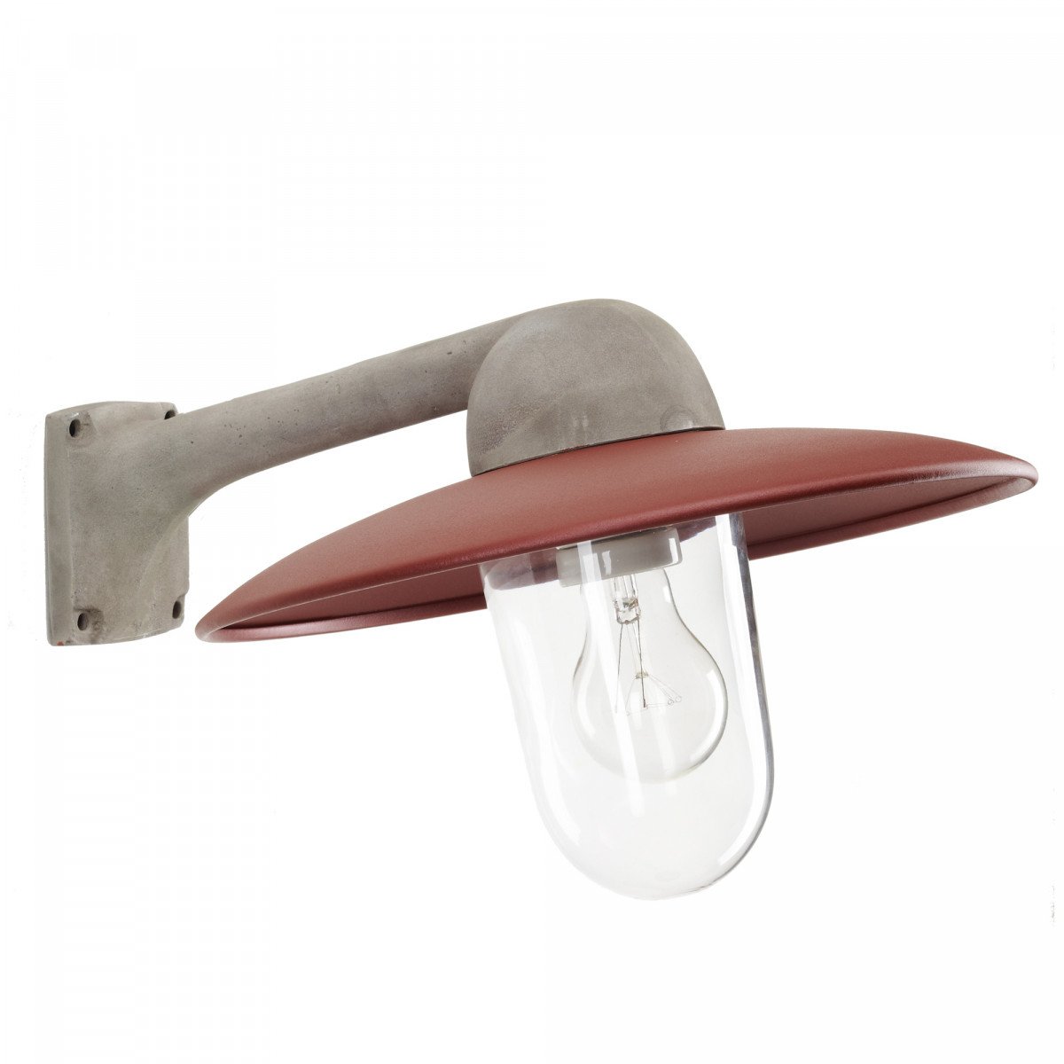 Fabrique Ruw Aluminium|Rood industrielamp