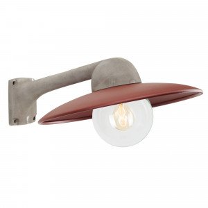 Buitenlamp Valmont alu./rood Ø 31