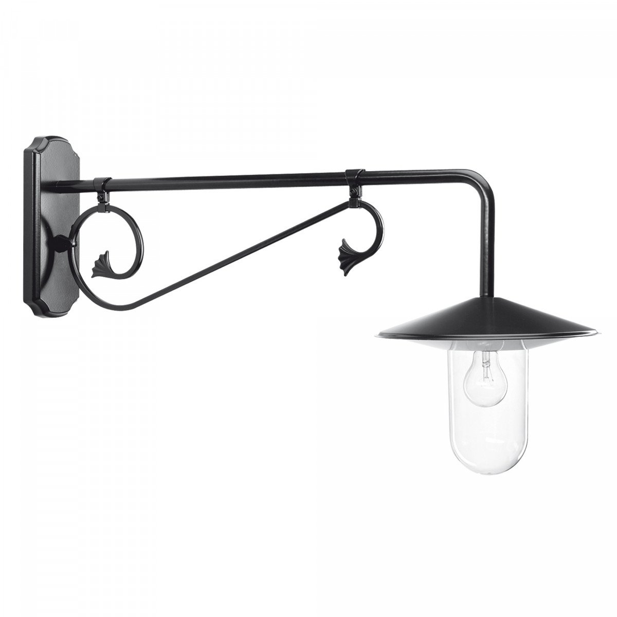 Louvre Verlengd Muurlamp – Klassieke wandlamp met lange steun