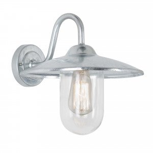 Buitenlamp Brig gegalvaniseerd, zinken stallamp, buitenverlichting van KS Verlichting Buitenlamp Brig gegalvaniseerd, zinken stallamp, buitenverlichting van KS Verlichting