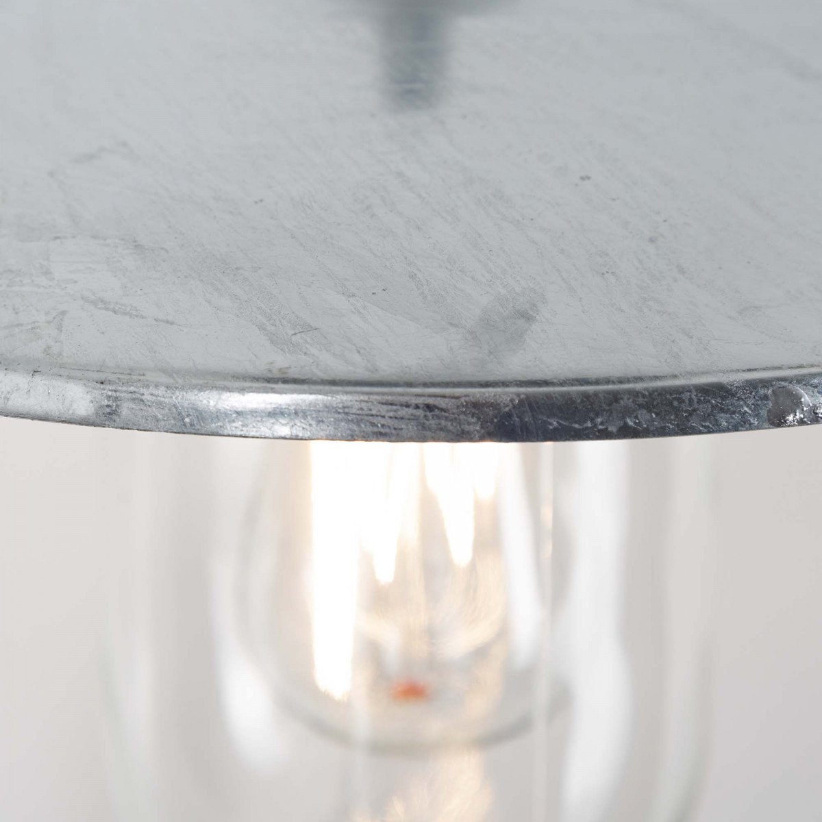 Buitenlamp Brig gegalvaniseerd, zinken stallamp, buitenverlichting van KS Verlichting