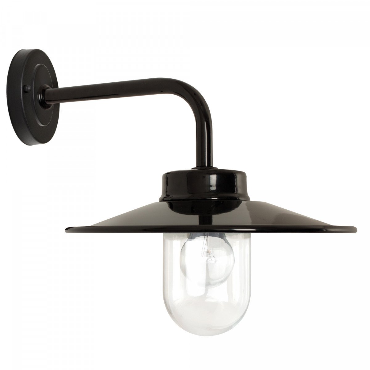 Buitenlamp Vita – Iconische stallamp met hoogglans afwerking