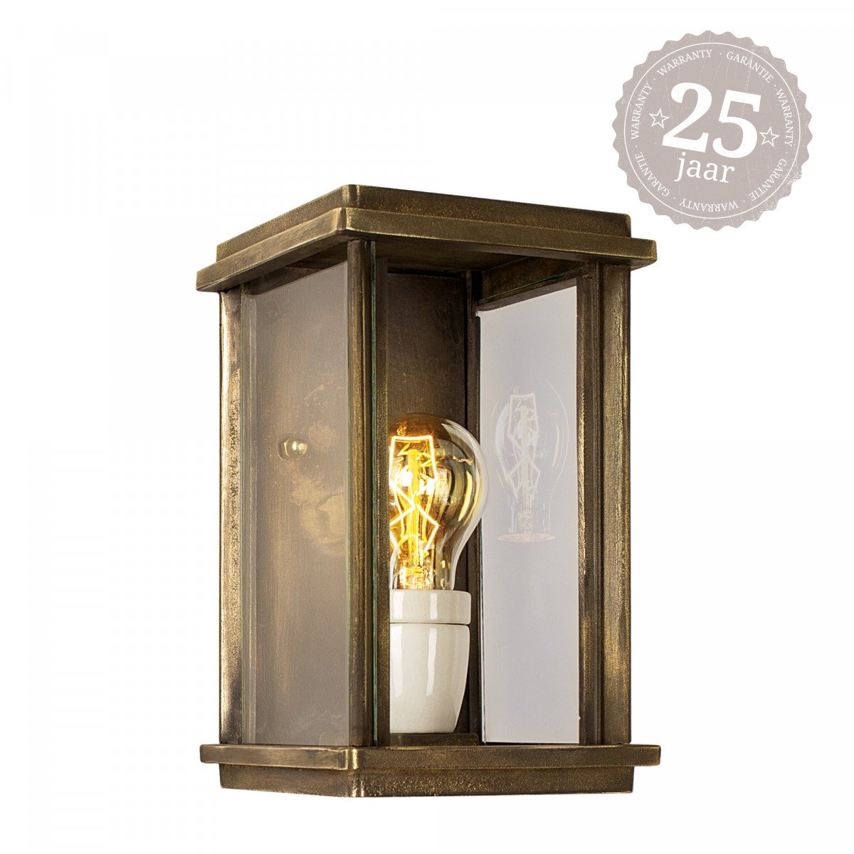 bronzen buitenlamp Capital muurlamp brons volledig onderhoudsvrije buitenverlichting van KS verlichting