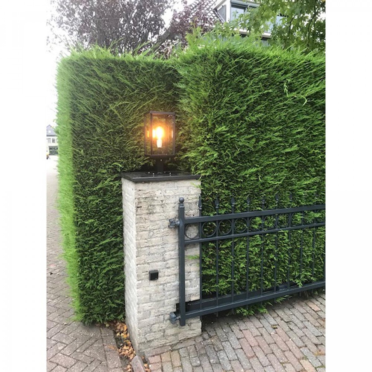 Strak klassieke buitenverlichting tuinlamp Capital sokkel ook geschikt als verlichting op een poer of zuil echte KS Verlichting