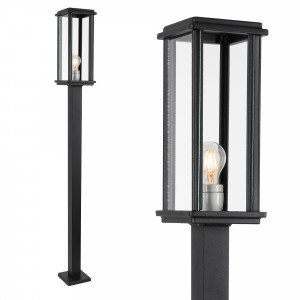 KS Verlichting buitenlamp Capital L Sokkel modern en strak in zwarte kleur KS Verlichting buitenlamp Capital L Sokkel modern en strak in zwarte kleur