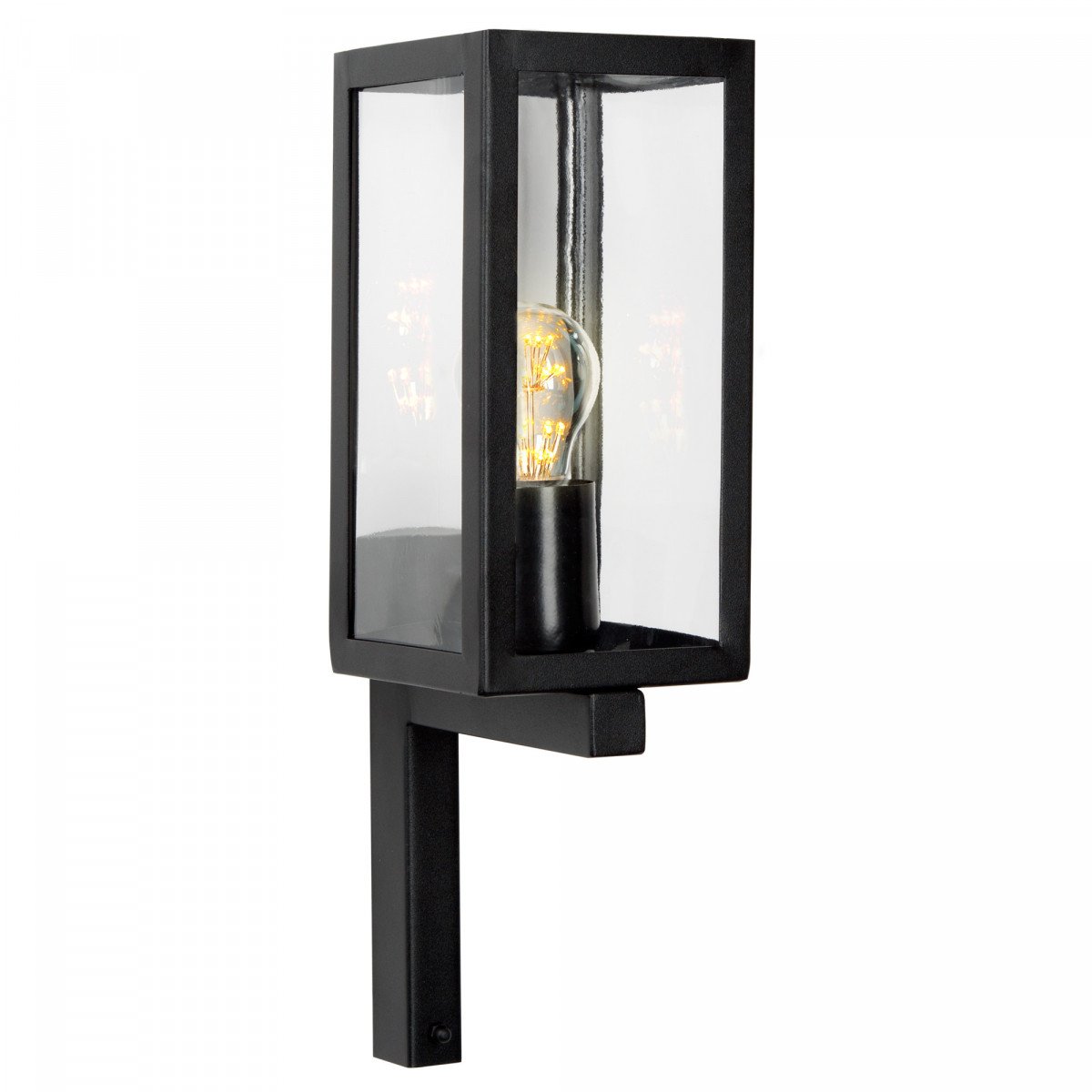 Wandlamp Huizen, mooie strak vormgegeven modern box design buitenlamp zwart rvs buitenverlichting,  moderne gevelverlichting van KS Verlichting