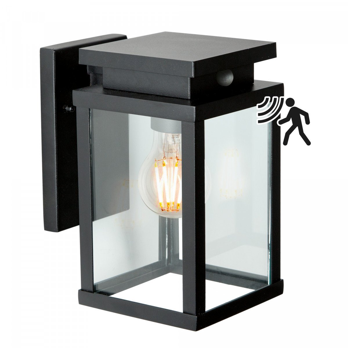 7408 Jersey M met Sensor – Stijlvolle muurlamp met extra veiligheid 