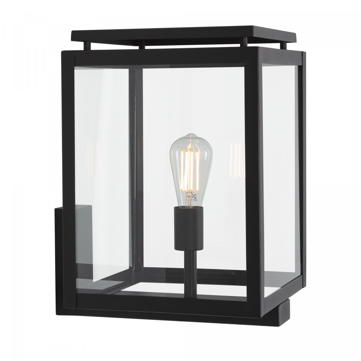 Buitenverlichting, buitenlamp Vecht XL, een origineel stijlvol tijdloos KS buitenlamp, de perfecte gevellamp, zwart strak klassieke gevelverlichting van KS Verlichting