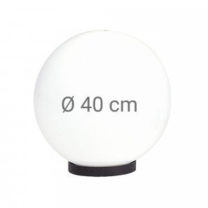Globe 40 bol opaal wit  Globe 40 bol opaal wit