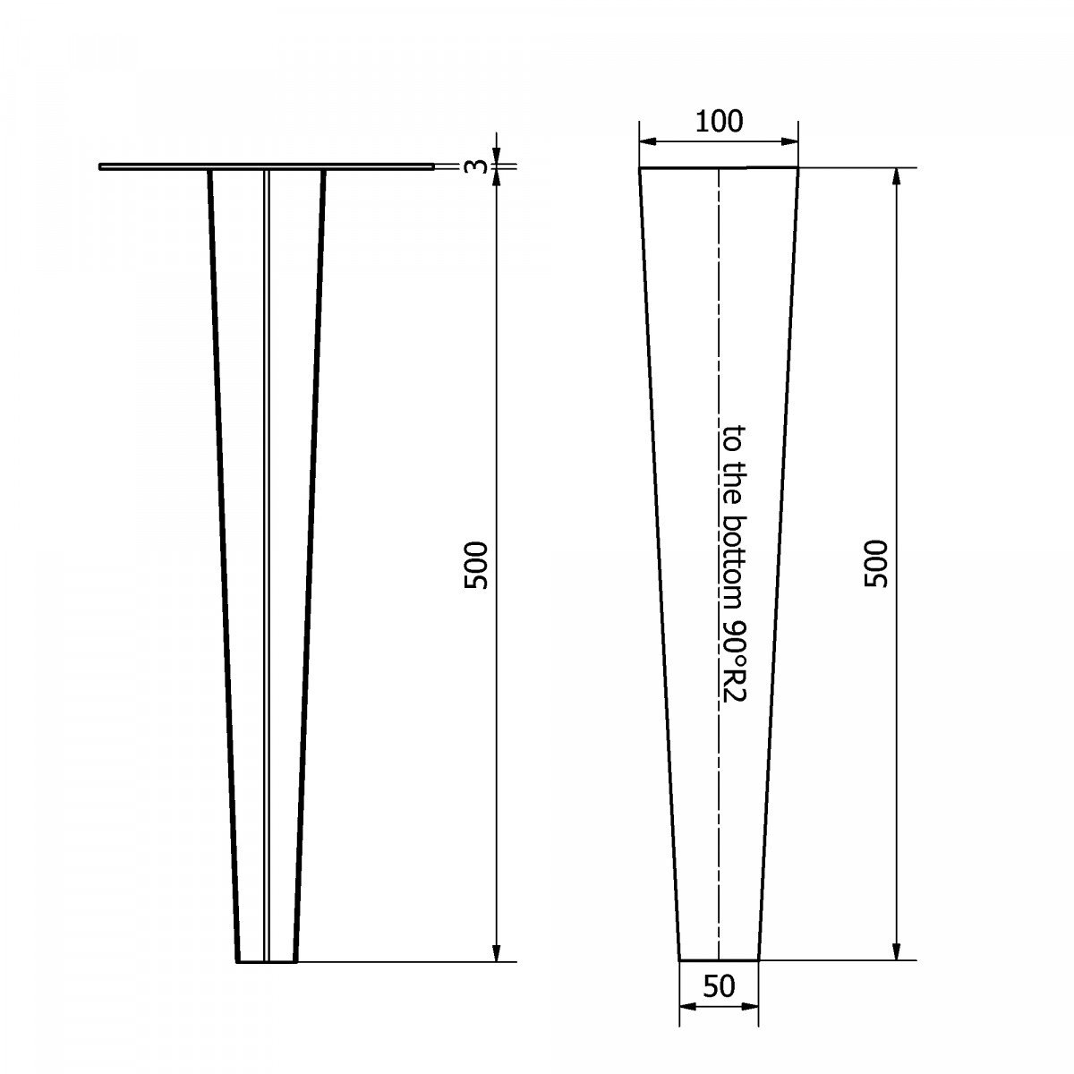 Montage Spie 1 – robuuste grondspie voor het installeren van buitenverlichting 