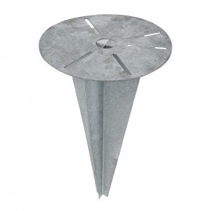 Montage Spie 3, grondpin voor het stevig monteren van lantaarnpalen en grote tuinlampen Montage Spie 3, grondpin voor het stevig monteren van lantaarnpalen en grote tuinlampen