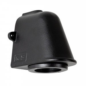 Zwarte aluminium wandlamp Offshore met GU10 fitting van KS Verlichting Zwarte aluminium wandlamp Offshore met GU10 fitting van KS Verlichting