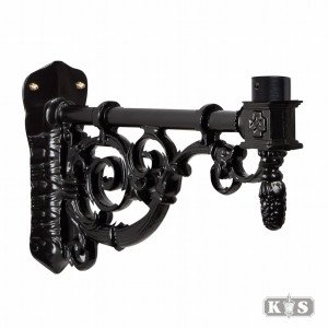 Klassieke landelijke muursteun een muurarm om een lantaarnkap te bevestigen - onderdeel voor buitenverlichting wandlamp KS Verlichting muursteun Amsterdam muurbeugel Klassieke landelijke muursteun een muurarm om een lantaarnkap te bevestigen - onderdeel voor buitenverlichting wandlamp KS Verlichting muursteun Amsterdam muurbeugel