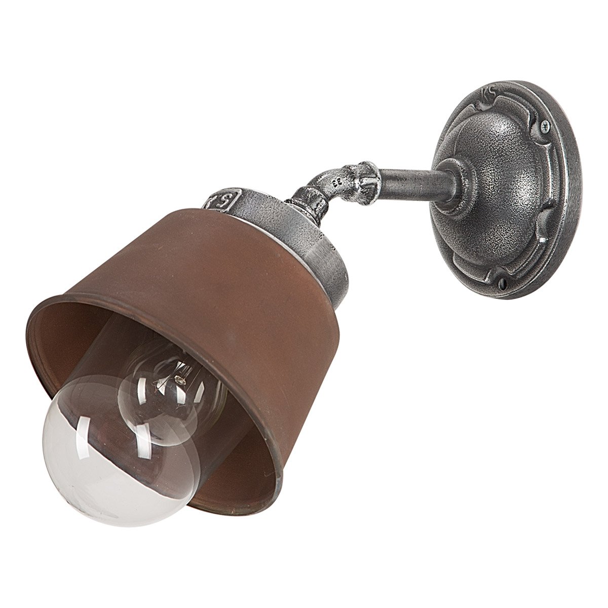 Wandlamp Kostas 45 Koper