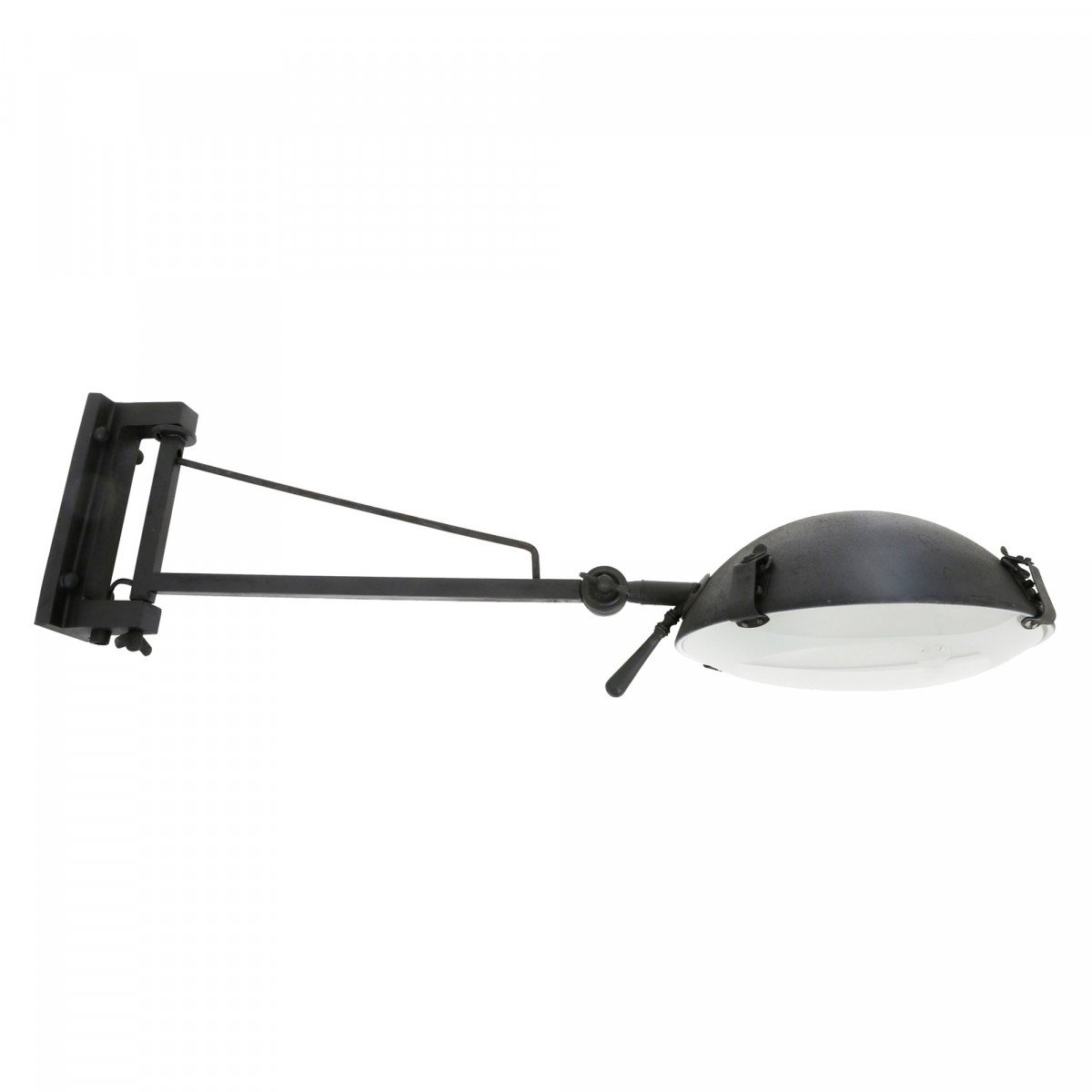 Wandlamp Gisborne Antiek Zwart - uitlopend
