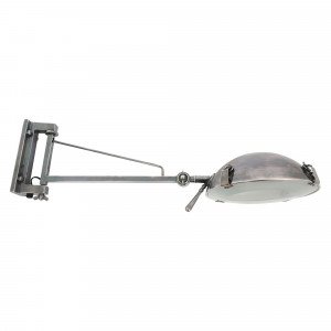 Wandlamp Gisborne Antiek Zilver