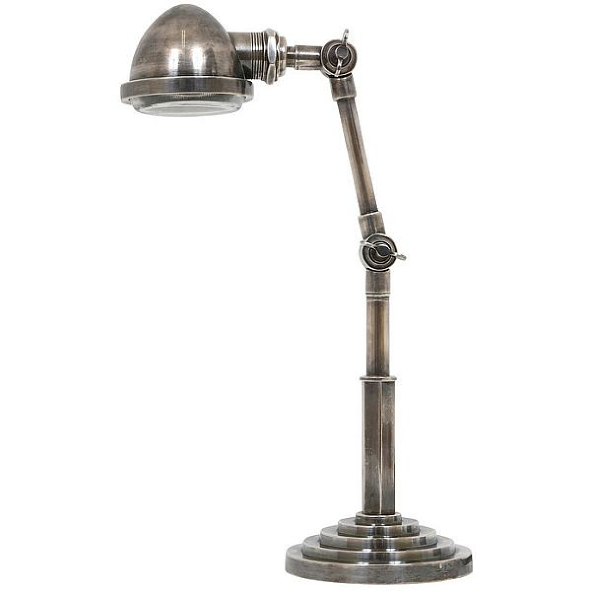 Nano Bureaulamp Antiek Zilver