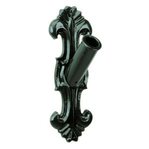 Klassieke vlaggenstokhouder aluminium met sierplaat Klassieke vlaggenstokhouder aluminium met sierplaat