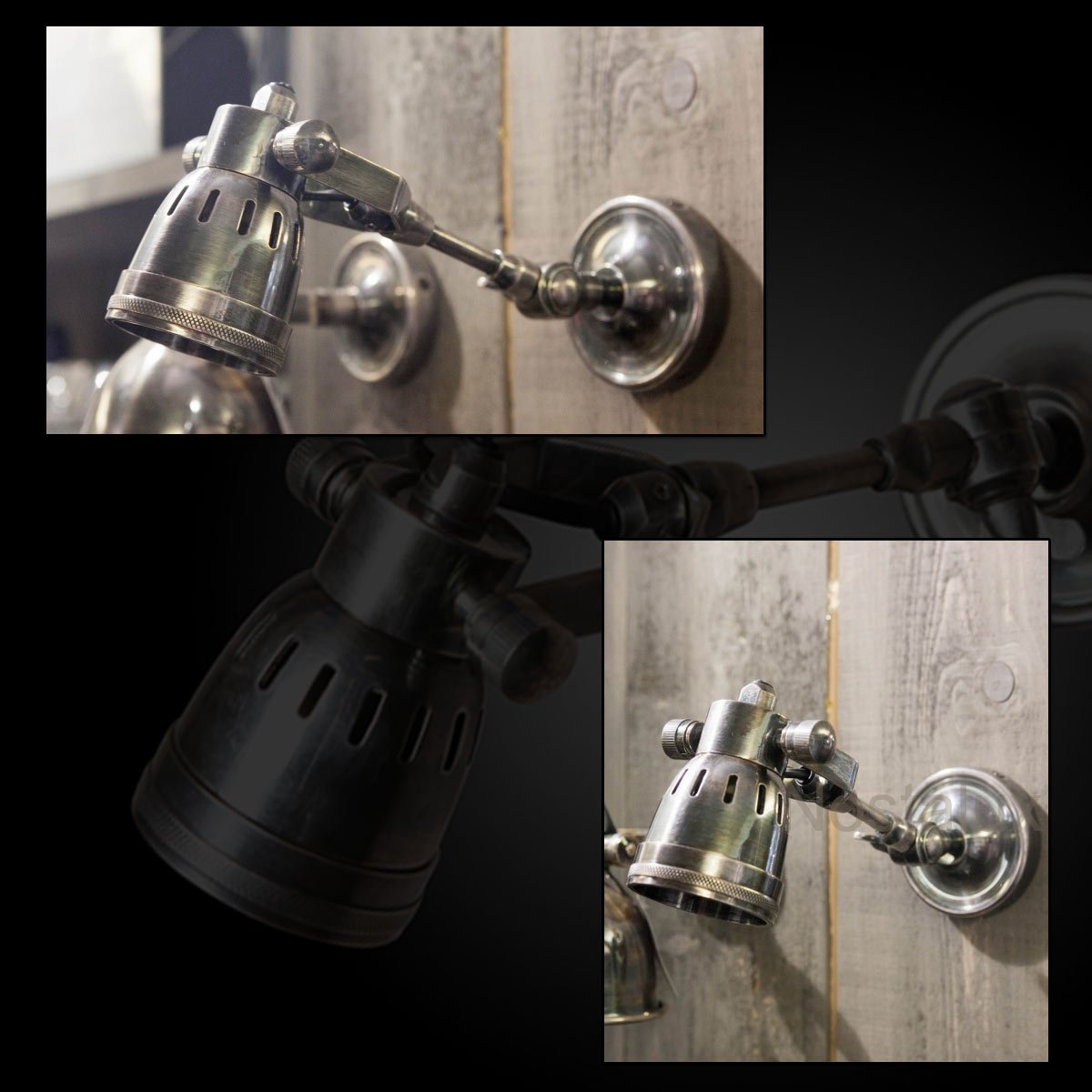 Opbouwspot Mulberry Antiek Zilver