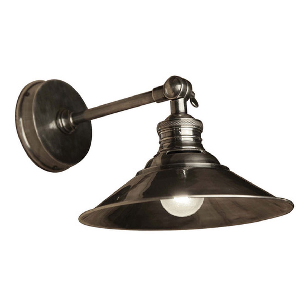 Wandlamp Kensington Antiek Zilver