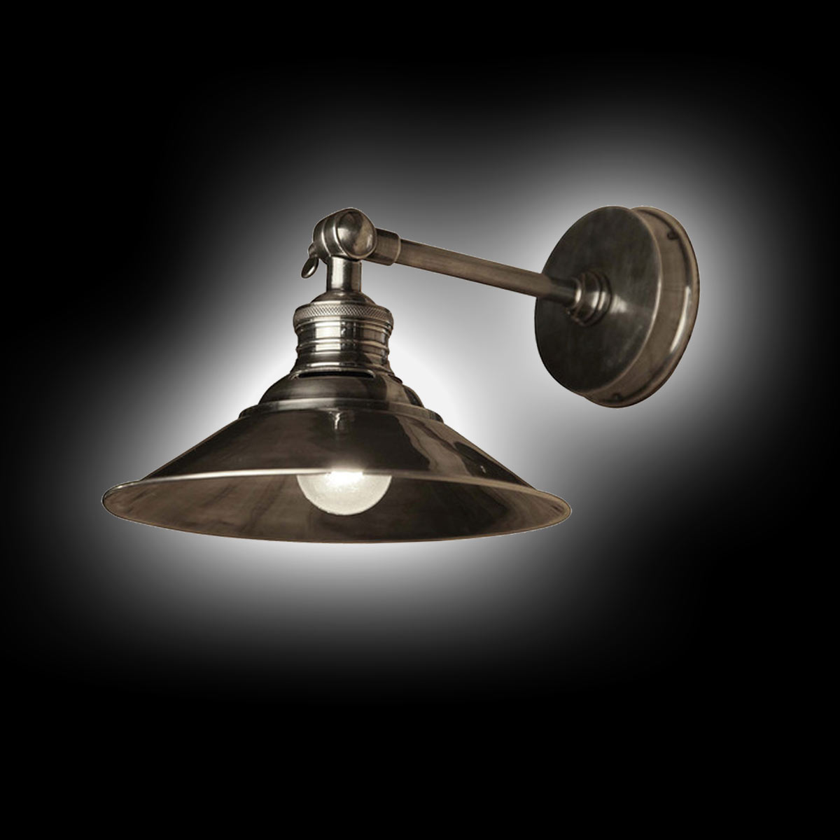 Wandlamp Kensington Antiek Zilver