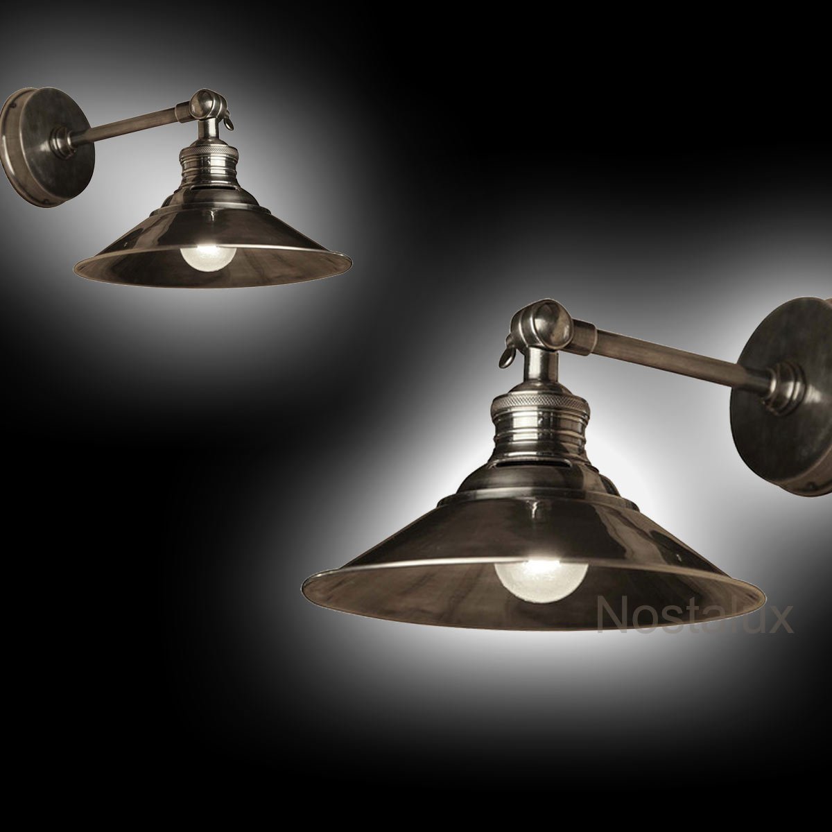 Wandlamp Kensington Antiek Zilver