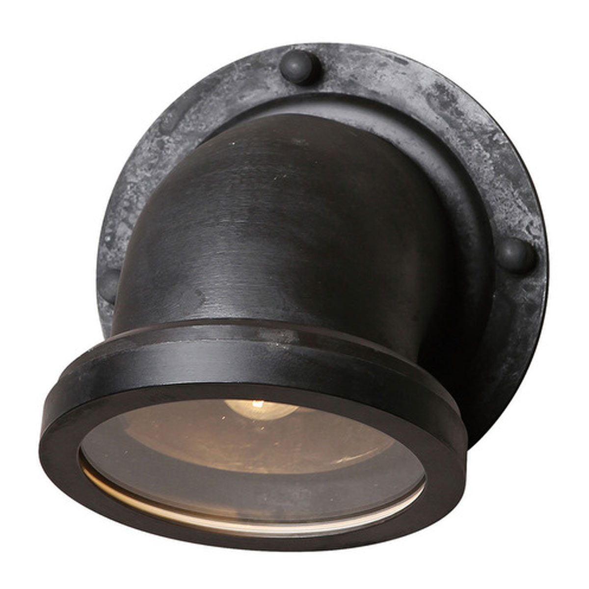 Wandlamp Auckland Antiek Zwart