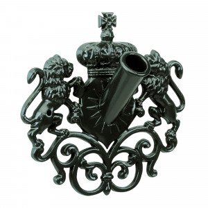 Vlaggenstokhouder Leeuw 5827 klassiek aluminium geveldecoratie Vlaggenstokhouder Leeuw 5827 klassiek aluminium geveldecoratie