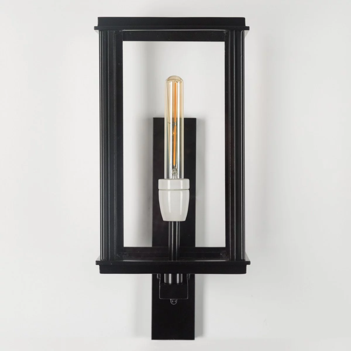 Buitenwandlamp PARMA staand, zwart