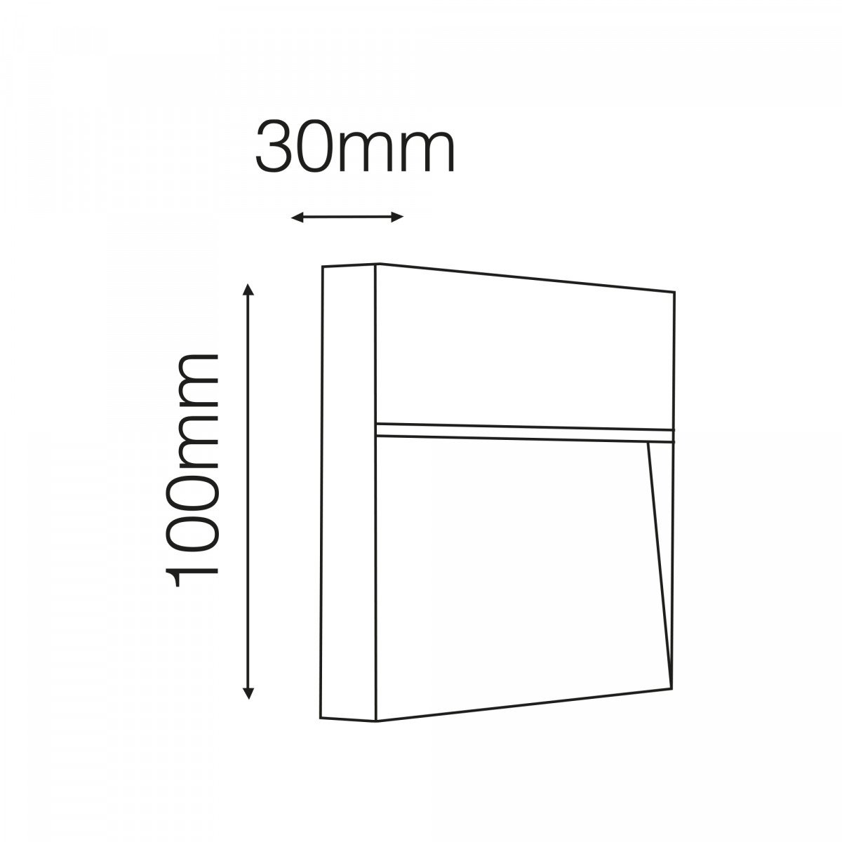 Wandspot Shadow Square