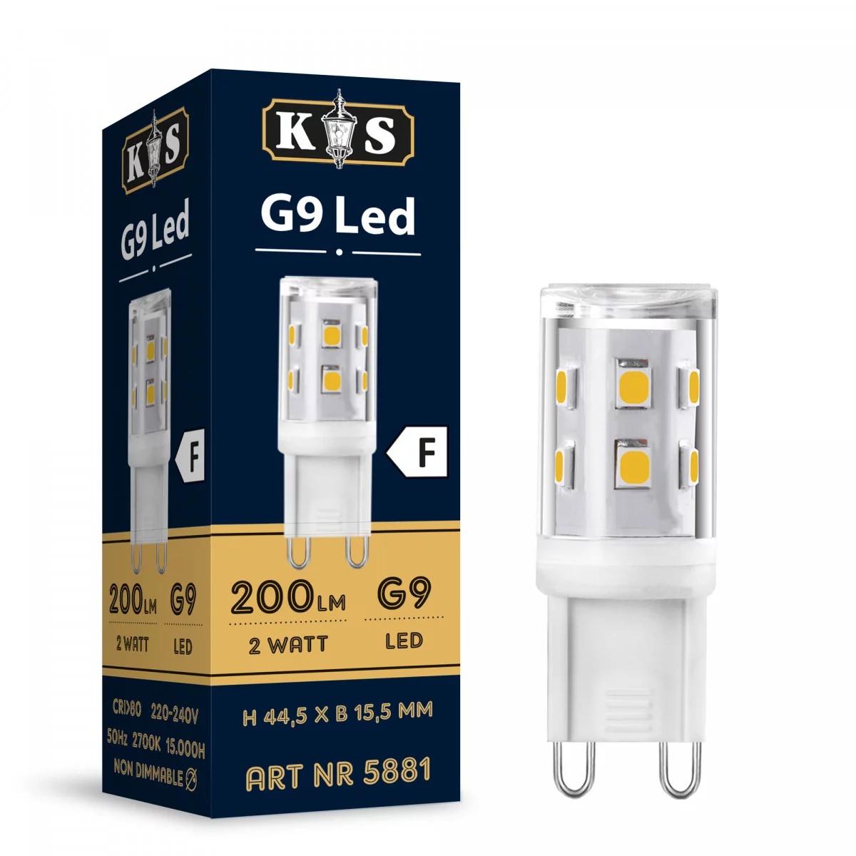 Seminarie Lot Ten einde raad LED Lamp G9 2W | Officiële site KS Verlichting