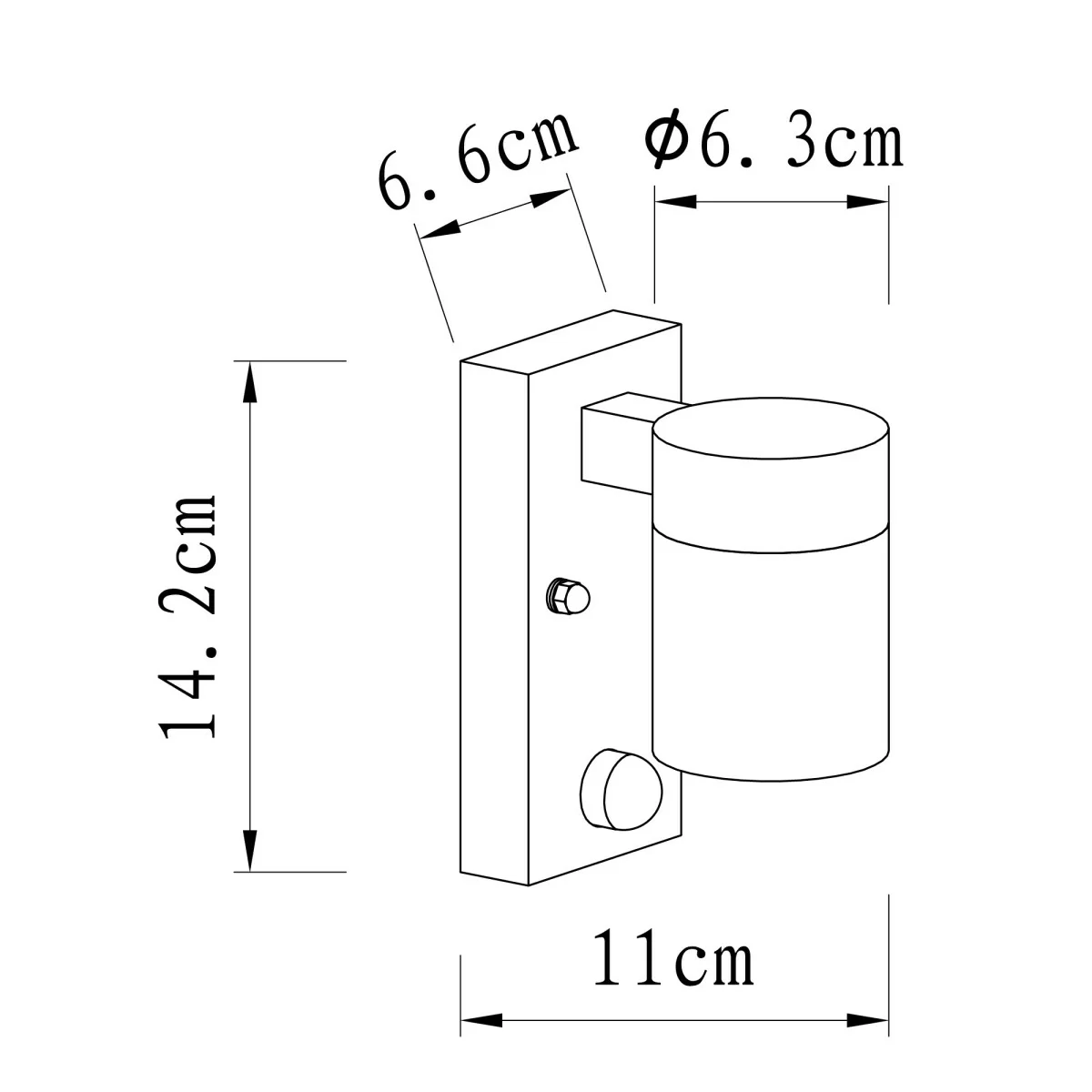 Downlighter matzwart - GU10 | Officiële site KS