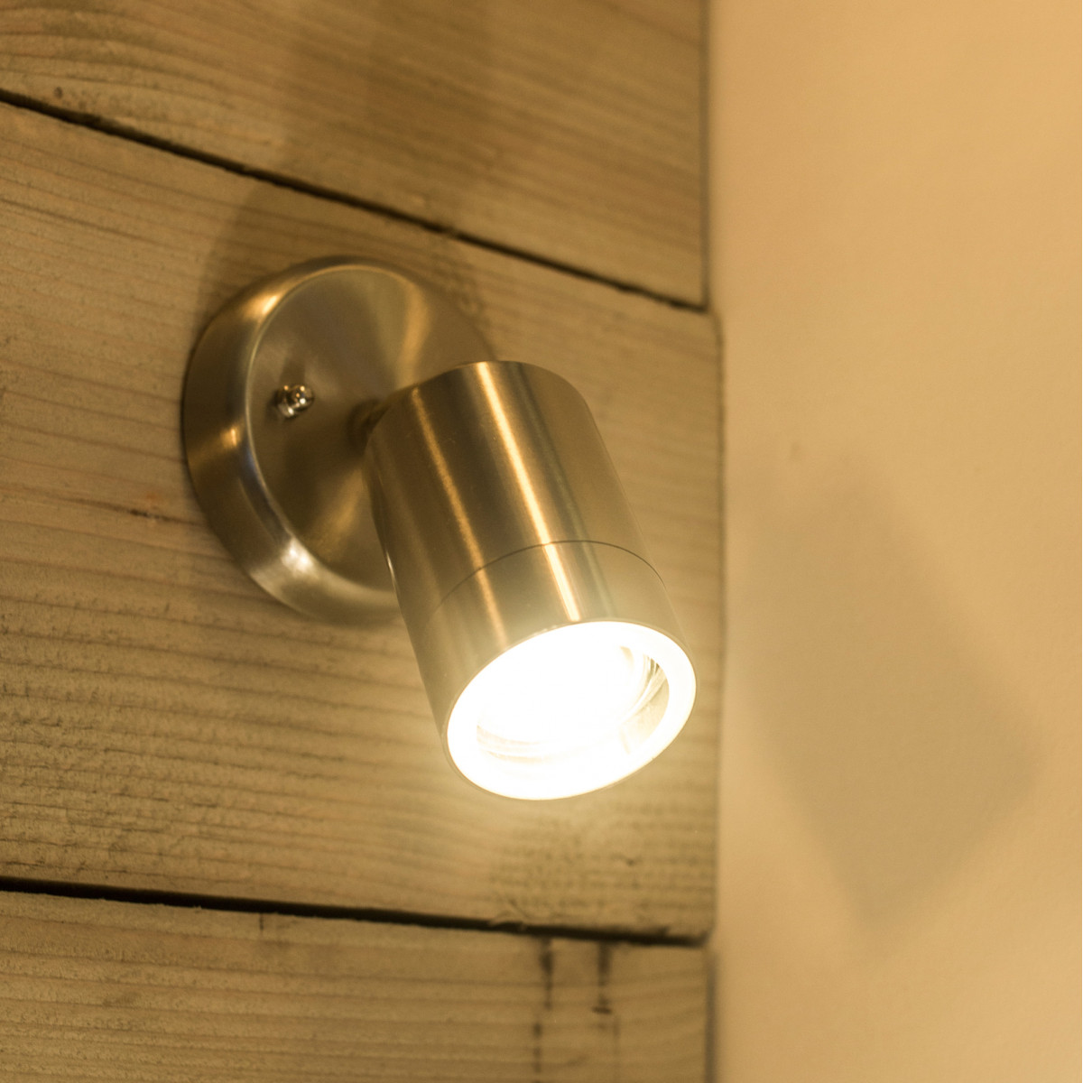 Muurspot Downlighter round