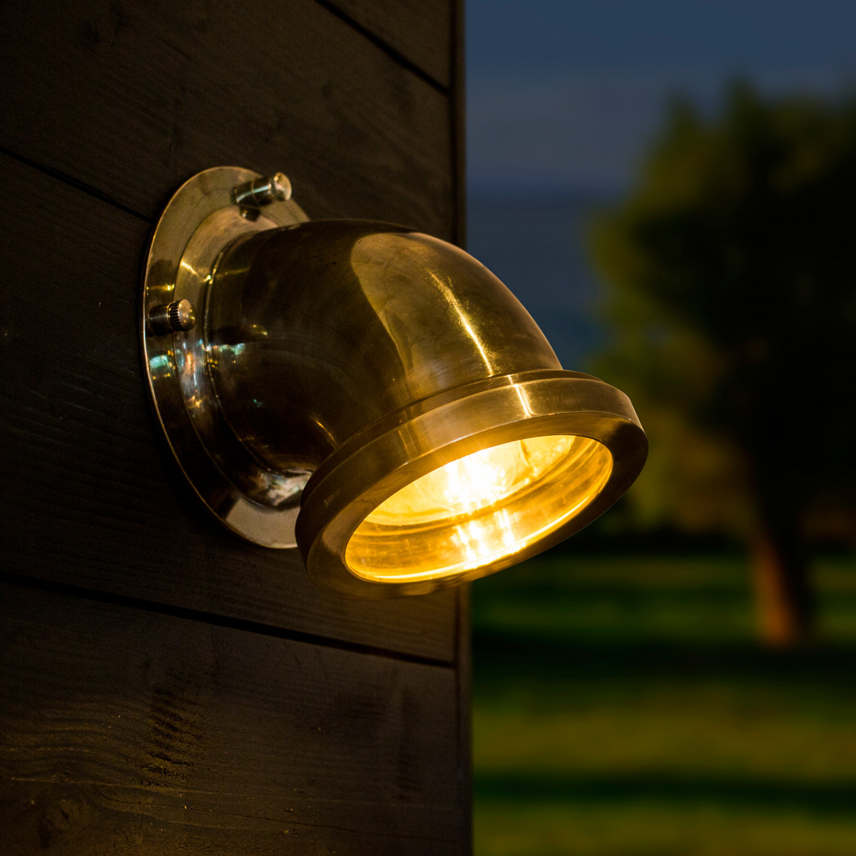 Wandlamp Auckland Antiek Messing