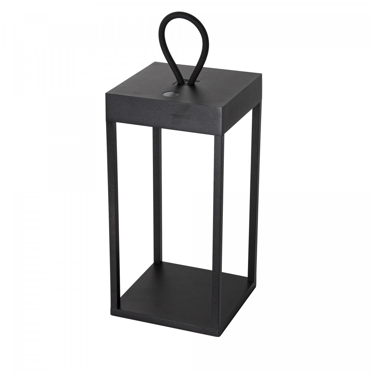 Windlicht Carlo Touch oplaadbaar zwart met USB