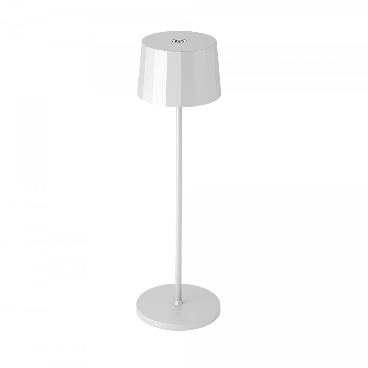 Tafellamp Lido Touch wit met USB