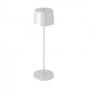 Tafellamp Lido Touch wit met USB