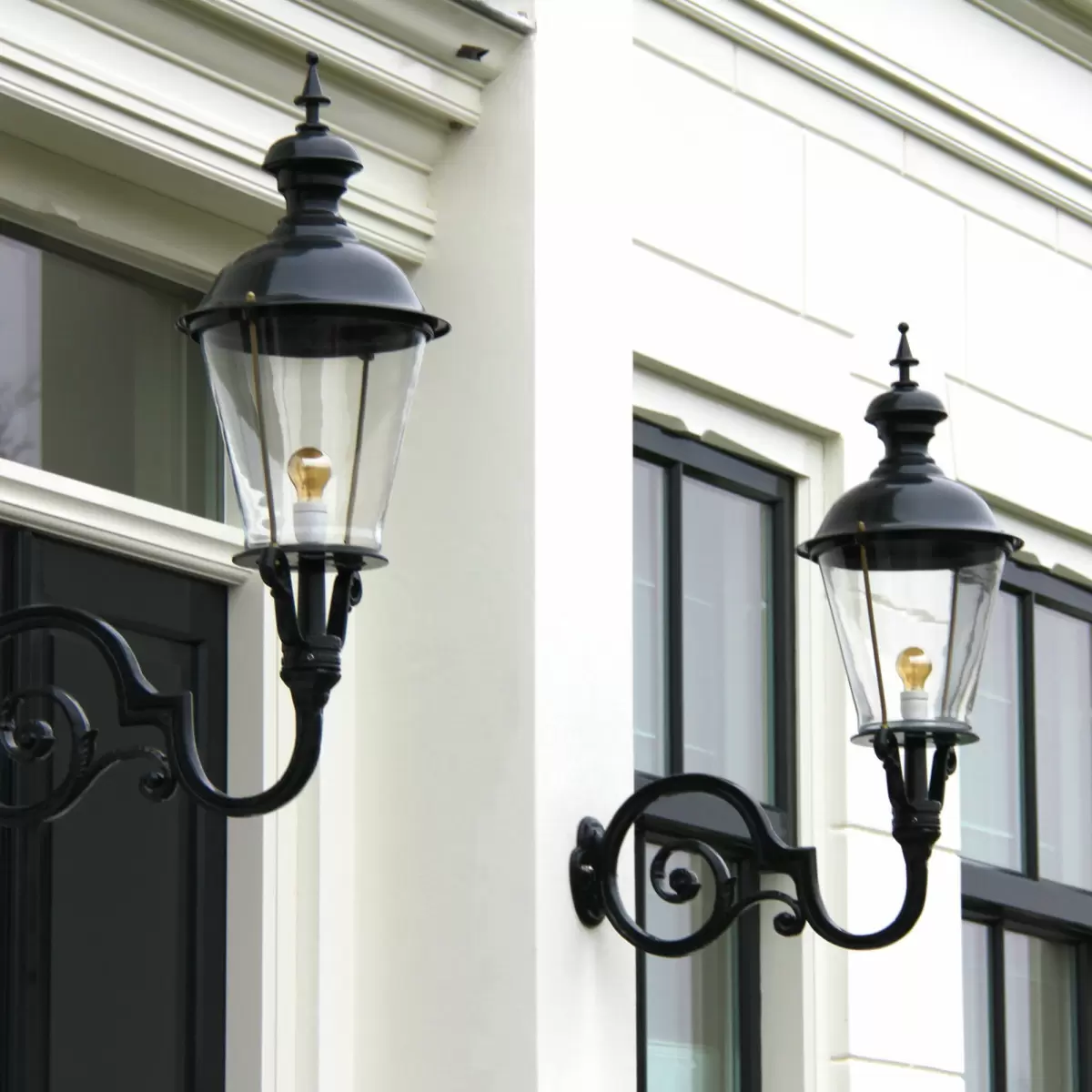 detectie smal moeilijk Klassieke luxe wandlamp - lantaarn | Nostalux.nl