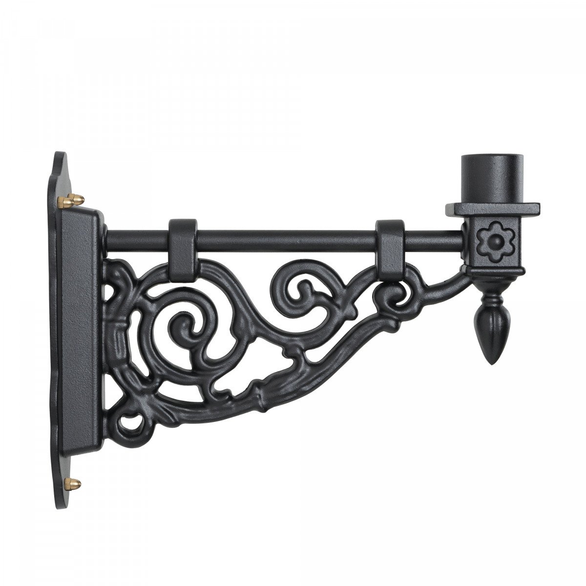 Klassiek landelijke muursteun een wandarm om een lantaarnkap mee te bevestigen - onderdeel voor buitenverlichting wand buitenlamp KS Verlichting wandarm Marken wandsteun