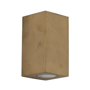 Levi up en downlighter in messing uitvoering Levi up en downlighter in messing uitvoering