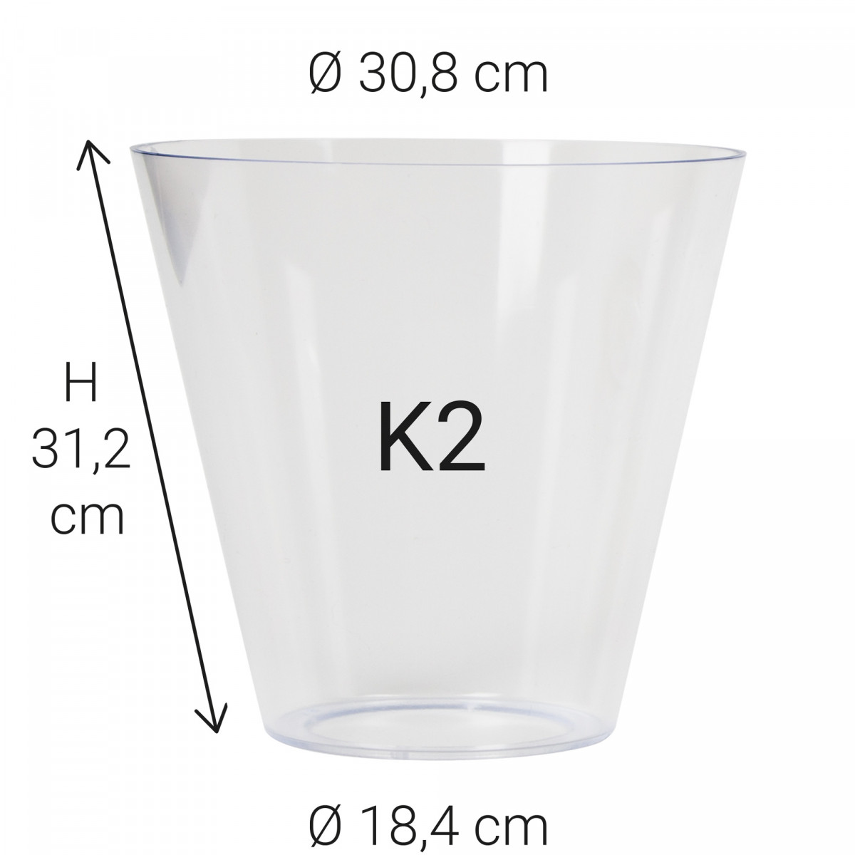 Echt glas K2