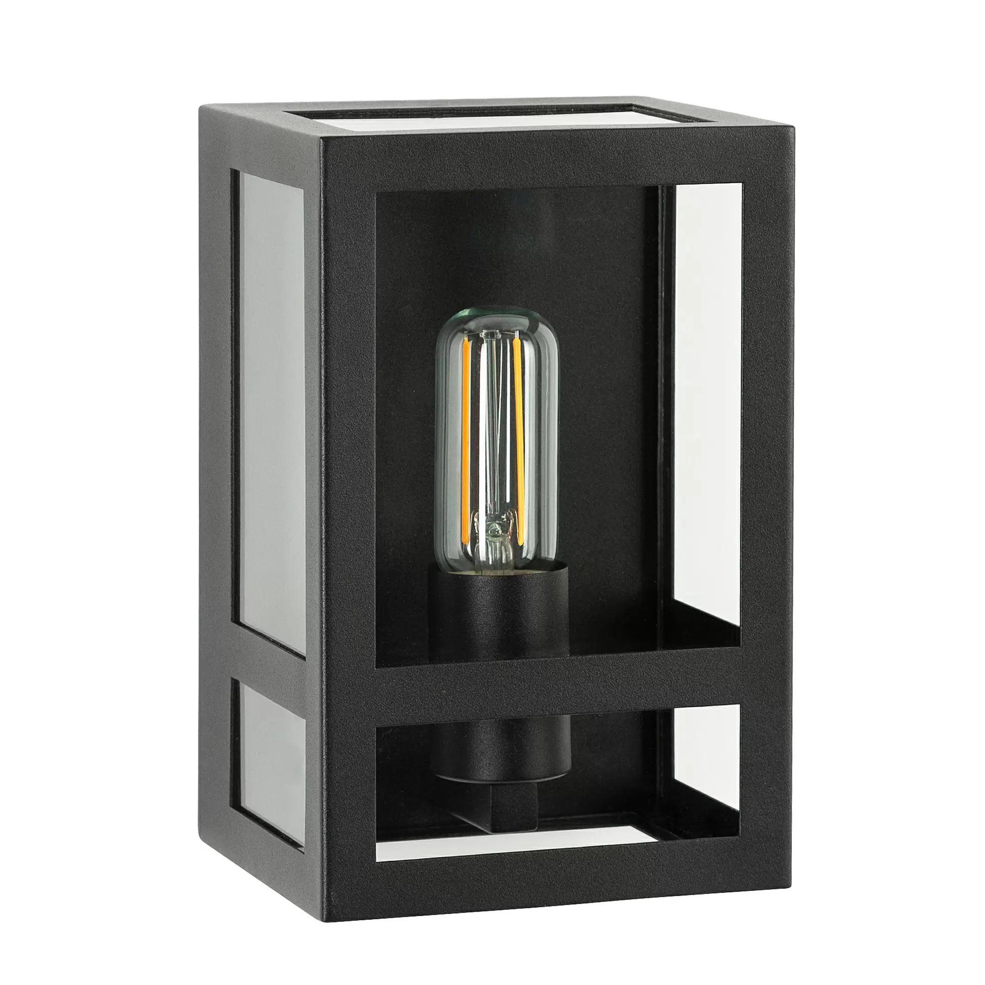 Mantel galerij Instrueren Wandlamp City zwart | Nostalux.nl